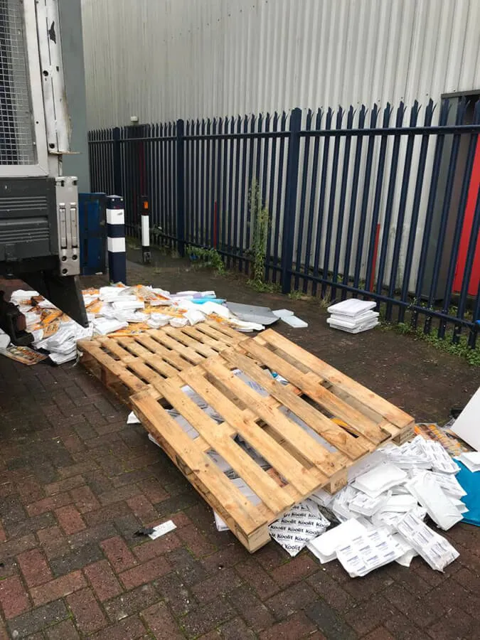 Rubbish clearance before